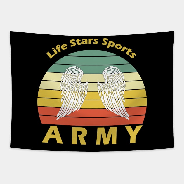 Sport Army Tapestry by Rizaldiuk