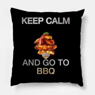 Keep calm barbecue time Pillow