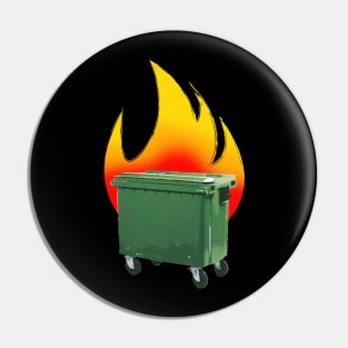 burning container Pin