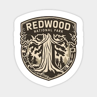 Majestic Redwood National Park Magnet