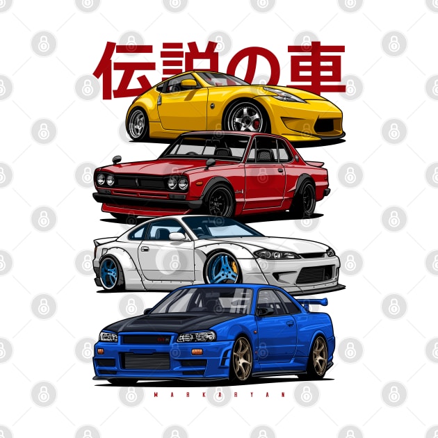 JDM legends by Markaryan