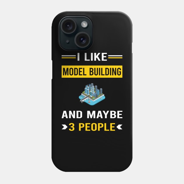 3 People Model Building Builder Phone Case by Bourguignon Aror