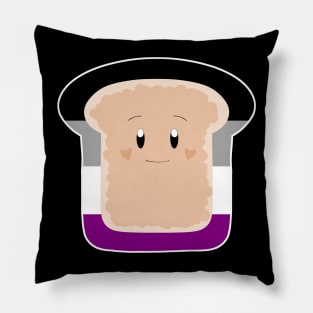 Asexual Pride Toast Pillow