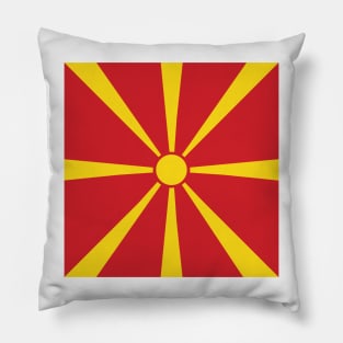 Macedonia flag Pillow