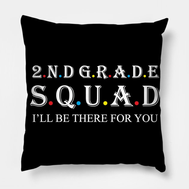 2nd Grade Squad Pillow by Work Memes