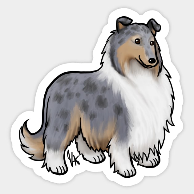 Magnet & Sticker - Lassie Dog - 6″ x 5″