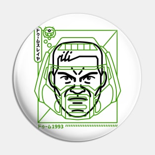 Cyber Helmet Doomslayer v1 Pin