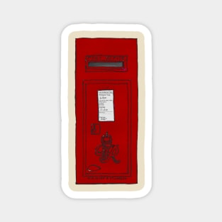 George 6th Post box Magnet