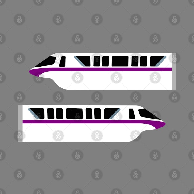 Minimal Monorail Purple by FandomTrading