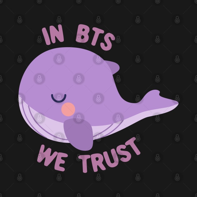 Tinytan whale in BTS we trust by Oricca