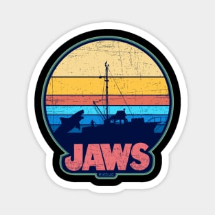 Jaws, vintage sunset Magnet