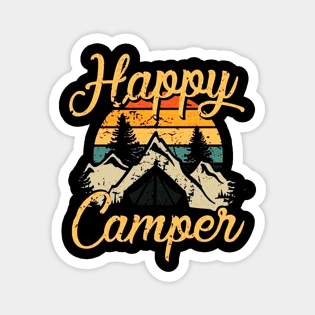 Happy Camper Magnet by aslamartbokrit