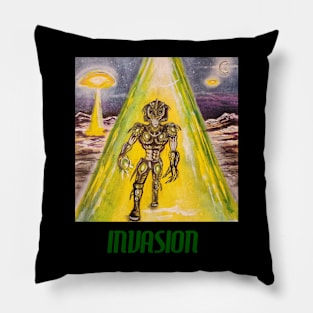 Alien invasion Pillow