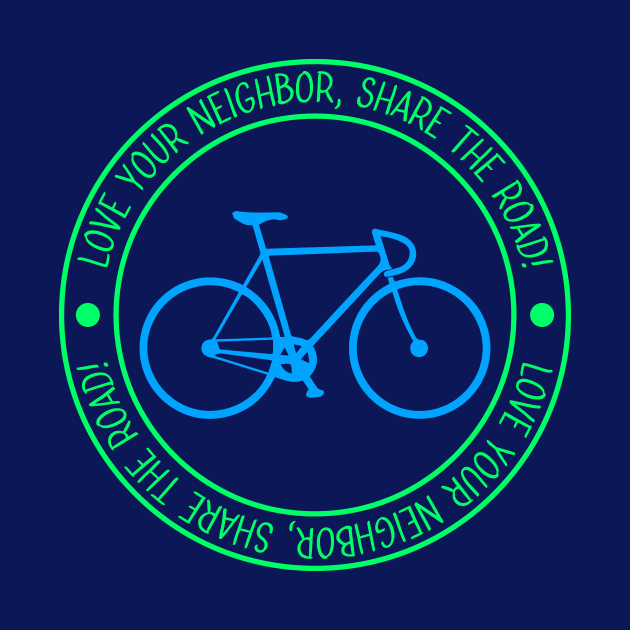 Biking...Share the Road by Parkwood Goods