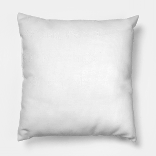 I Don't Like Morning People Pillow