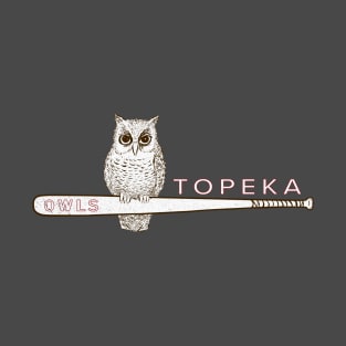 Historic Topeka Owls Minor League Baseball 1939 T-Shirt