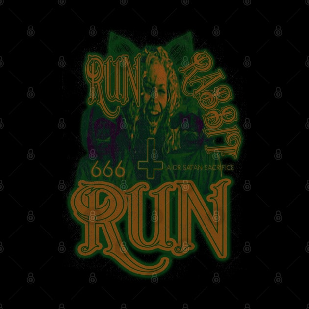 Run Rabbit Run (Distressed Green) by The Dark Vestiary