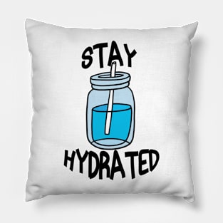 Stay Hydrated And Drink Water Pillow