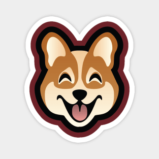 Happy Corgi Magnet