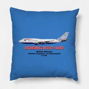 Boeing B747-400 - British Airways "Delftblue Daybreak / The Netherlands" Pillow