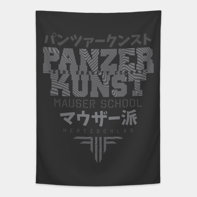 Panzer Kunst - low visibility Tapestry by Krobilad