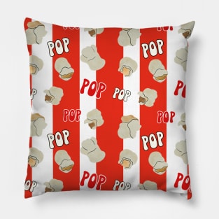 Popcorn Lovers Pattern Pillow