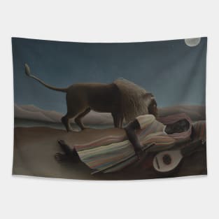 The Sleeping Gypsy by Henri Rousseau Tapestry