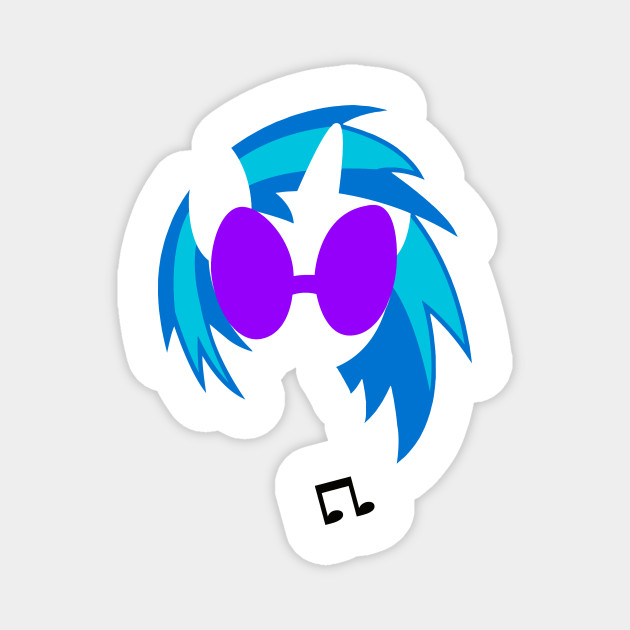 My Little Pony Vinyl Scratch Blend Mane Magnet Teepublic