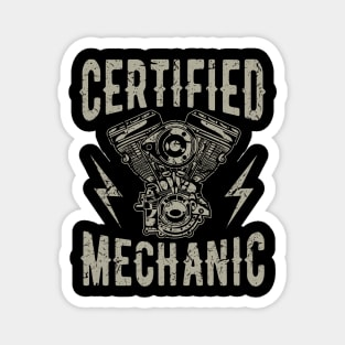 Certified Motor Mechanic Magnet