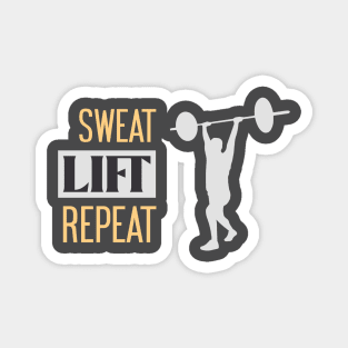 Sweat Lift Repeat Magnet