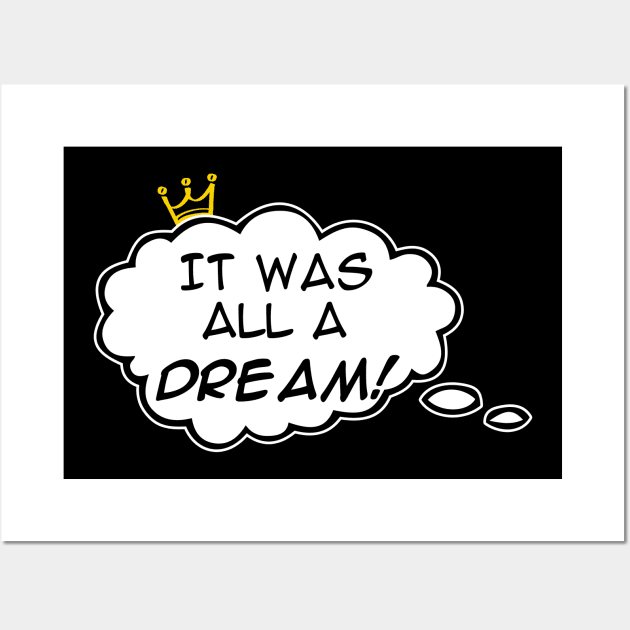 It Was All a Dream Print Hip Hop Lyrics Print Biggie Smalls 