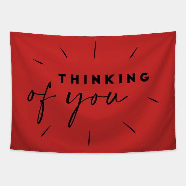 Thinking of you Tapestry by Inspire Creativity