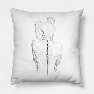 Skin and Bones Pillow