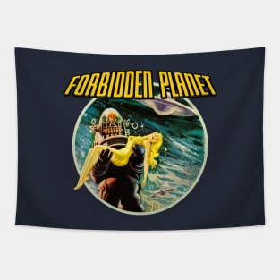 Forbidden Planet Circle Tapestry