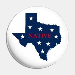 Texas Native Pin