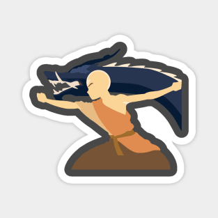 Avatar the Last Airbender Aang Minimalist Magnet