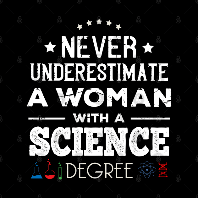 Never Underestimate A Woman With a Science Degree by NASSER43DZ