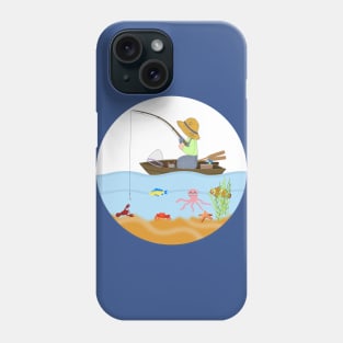 Fishing Illustration Phone Case