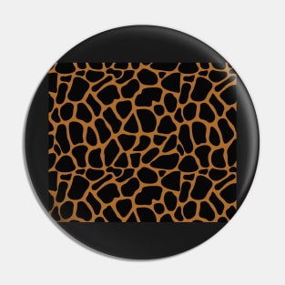 Modern Animal Skin Pattern Giraffe Pin