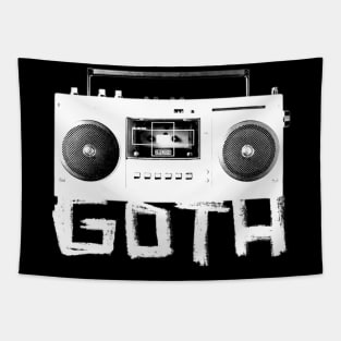 Music Vintage Goth Radio for Goth Music Tapestry