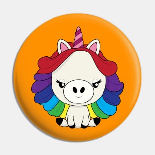 Mr. Rainbow Unicorn Pin