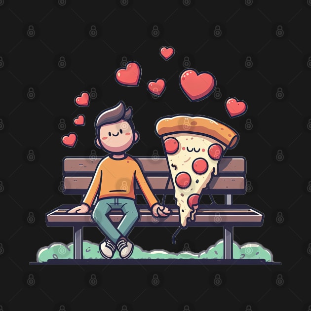 In a Relationship with Pizza. Sorry, Humans by TeeChill Designs