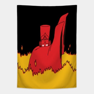 FIRE WIZARD Tapestry