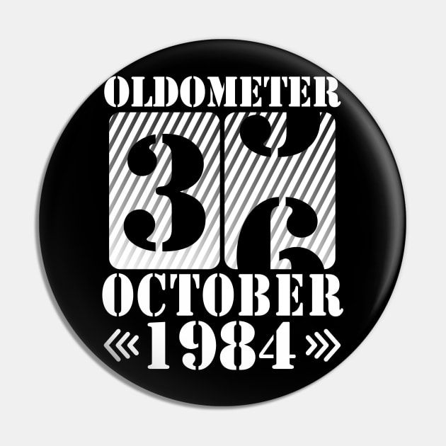 Oldometer 36 Years Old Was Born In October 1984 Happy Birthday To Me You Father Mother Son Daughter Pin by DainaMotteut