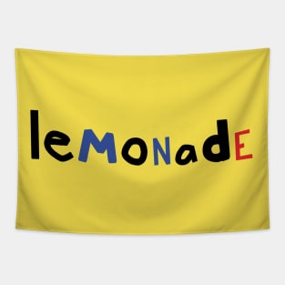 Typography Lemonade Tapestry