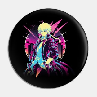 Guardians of the SoulRealm Heroes Unite - SoulWorkers Tee Pin