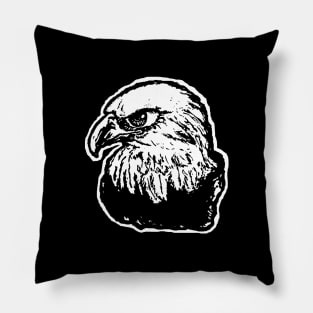 Manga Eagle (white print) Pillow