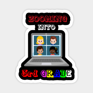 Zooming Into 3rd grade - Back to School Magnet