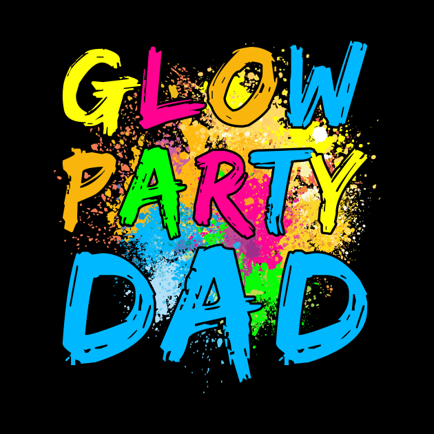 Glow Party Dad Retro 80s Party Costume by Rosiengo