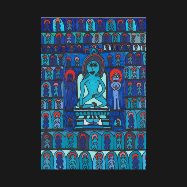 A Blue Buddhist Piece by JaySnellingArt